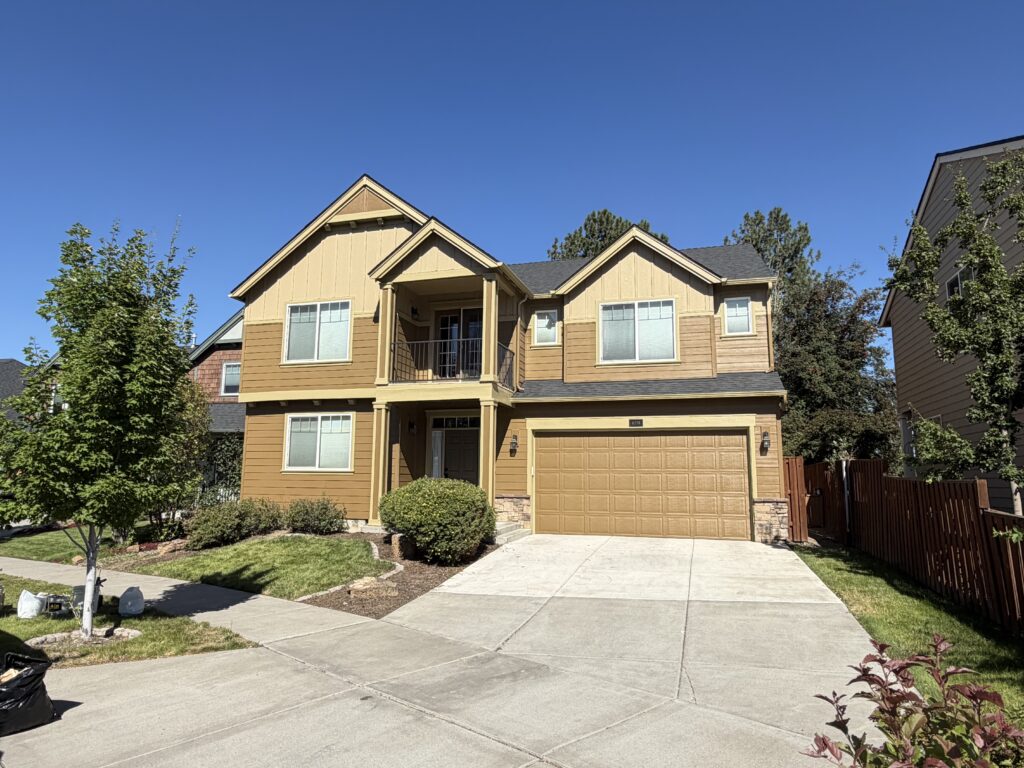 Completed exterior repaint and trim repair, Bend, Oregon